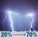Tonight: A chance of showers and thunderstorms before 3am, then showers and thunderstorms likely. Mostly cloudy. Low around 62, with temperatures rising to around 68 overnight. South southwest wind 15 to 18 mph, with gusts as high as 28 mph. Chance of precipitation is 70%. Tonight: Chance Showers And Thunderstorms